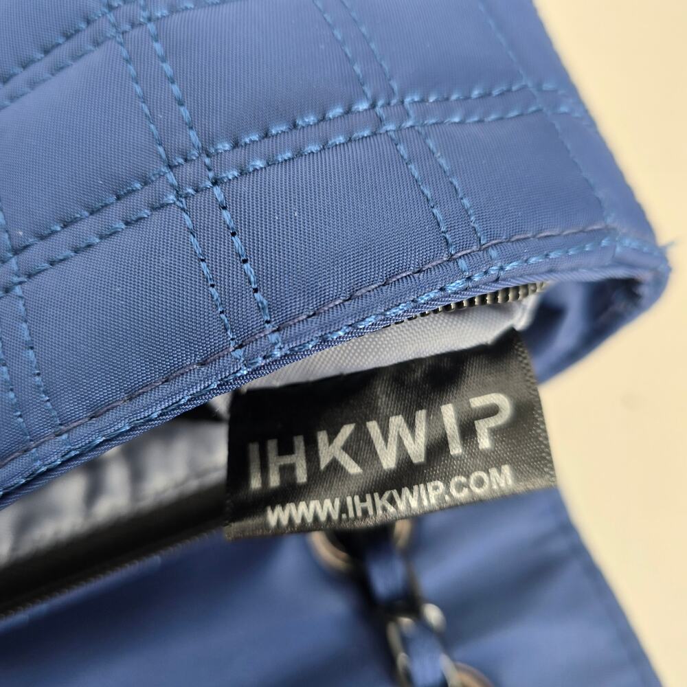 IHKWIP The Quilted Convertible Chain Shoulder Bag in French Navy - Picture 11 of 13